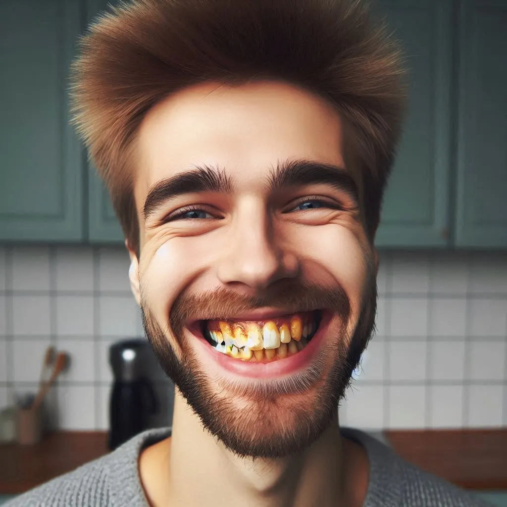 How to avoid staining teeth?