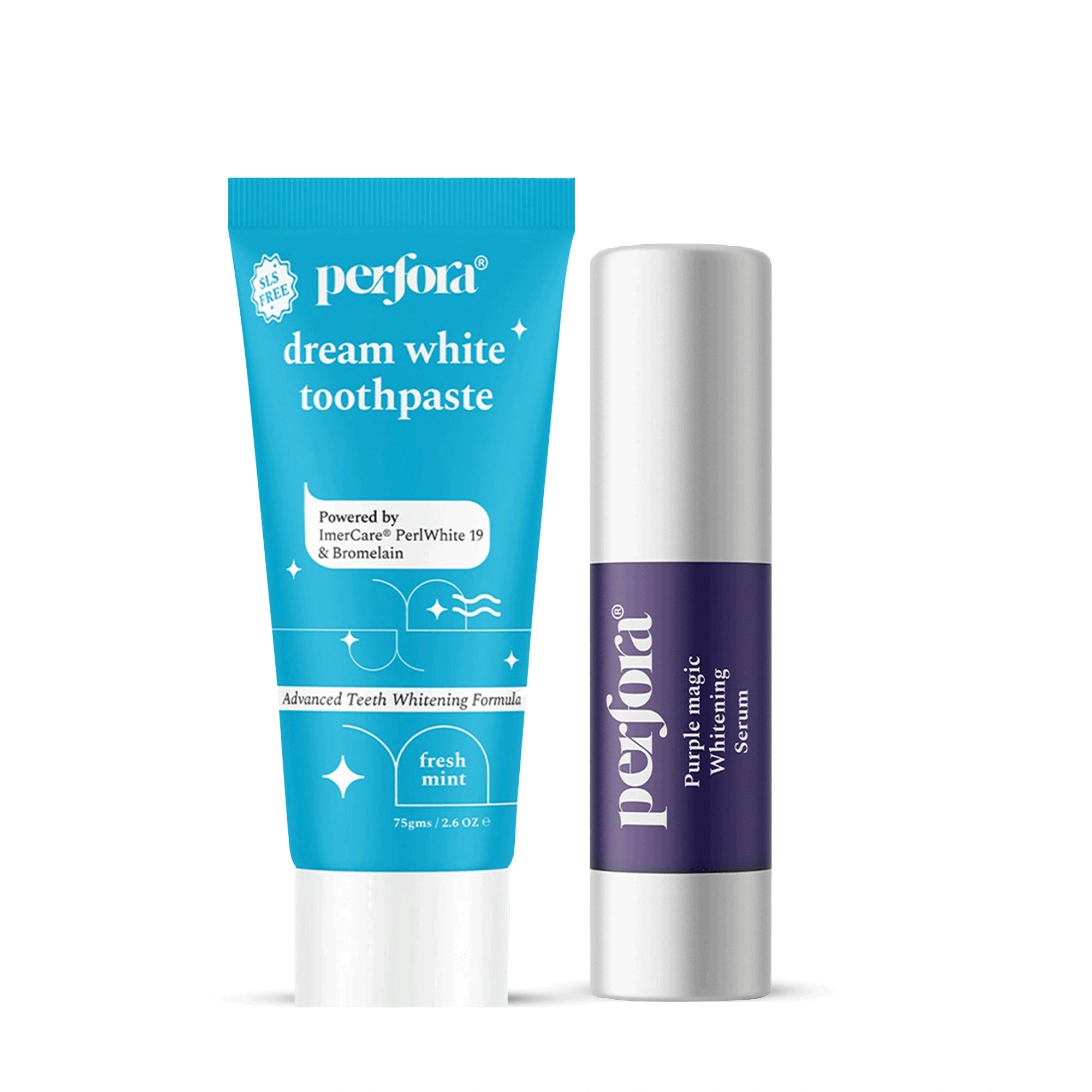 Teeth Whitening Combo - Toothpaste & Serum