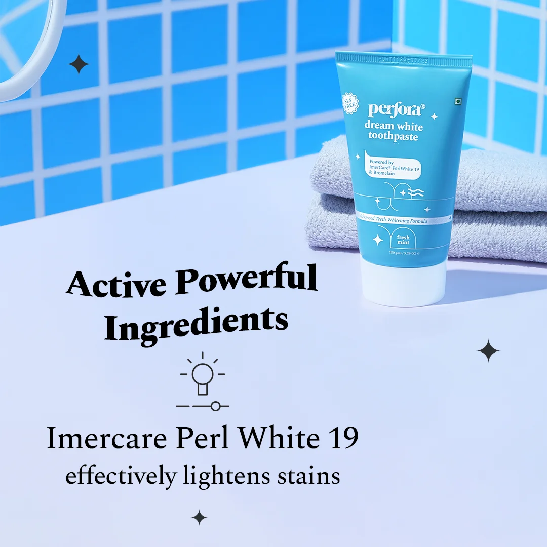 Dream White Toothpaste & Purple Whitening Serum Combo