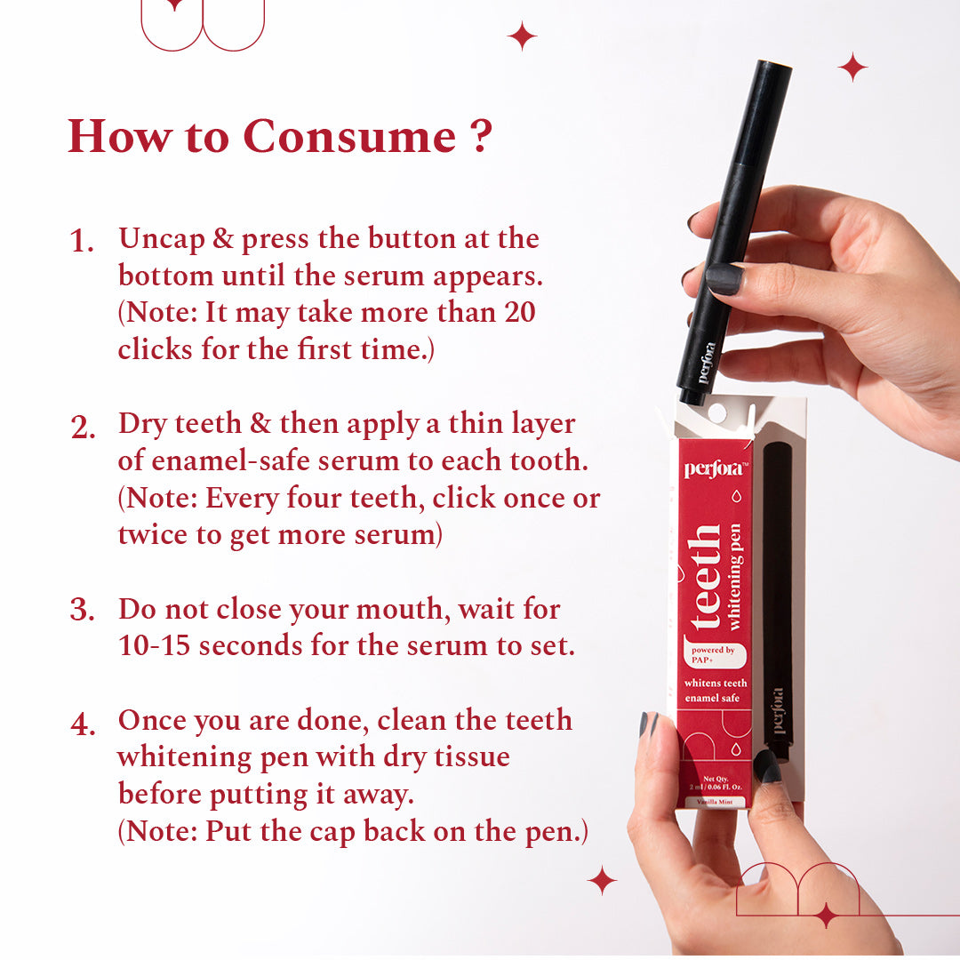 Teeth Whitening Serum + Pen Combo