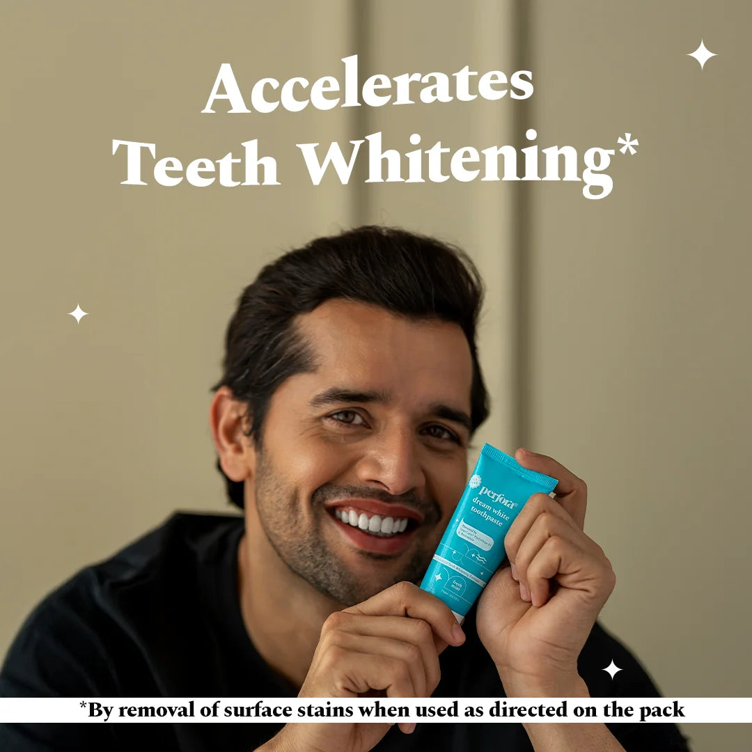 Dream White Toothpaste & Purple Whitening Serum Combo