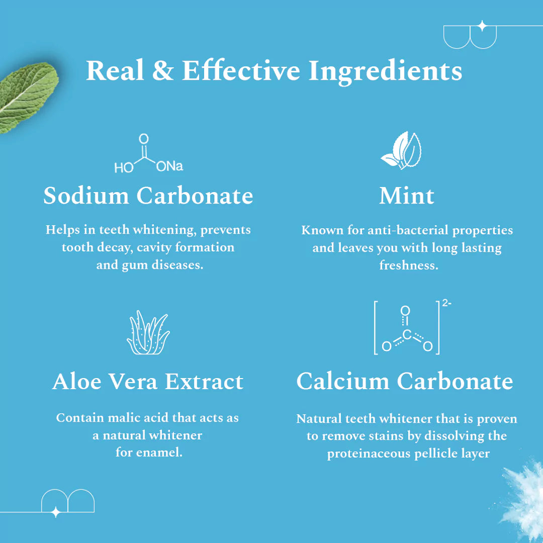 Peroxide Free Teeth Whitening Powder