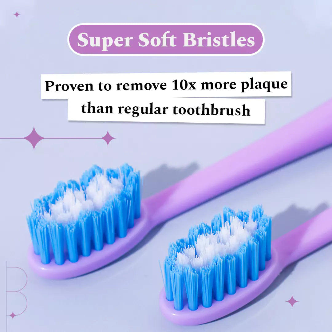 Battery Operated Sonic Electric Toothbrush - Lilac lavender