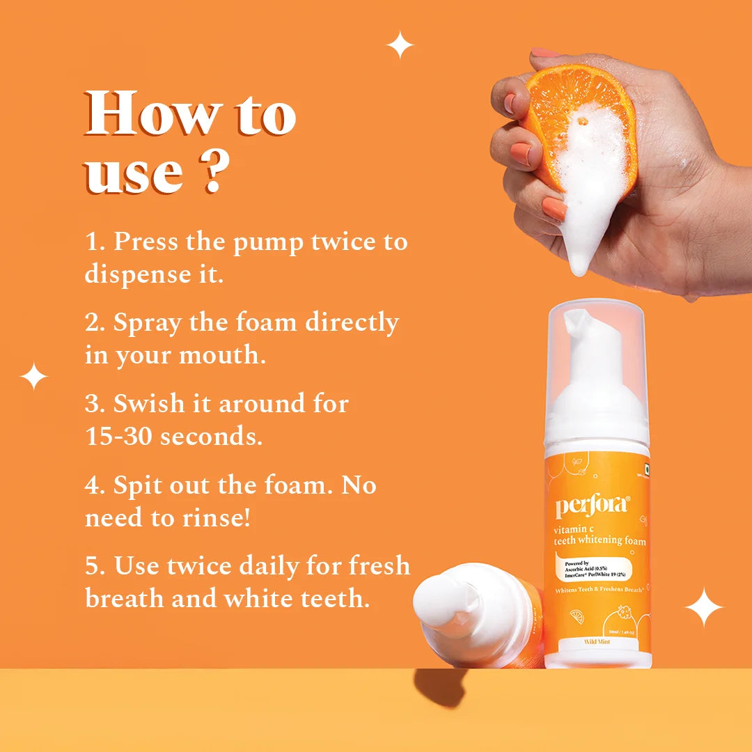 Teeth Whitening Foam