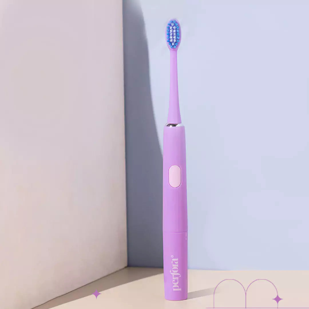 Battery Operated Sonic Electric Toothbrush - Lilac lavender