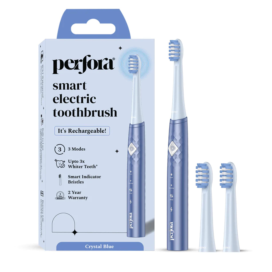 Electric Toothbrush Model 004 - Crystal Blue