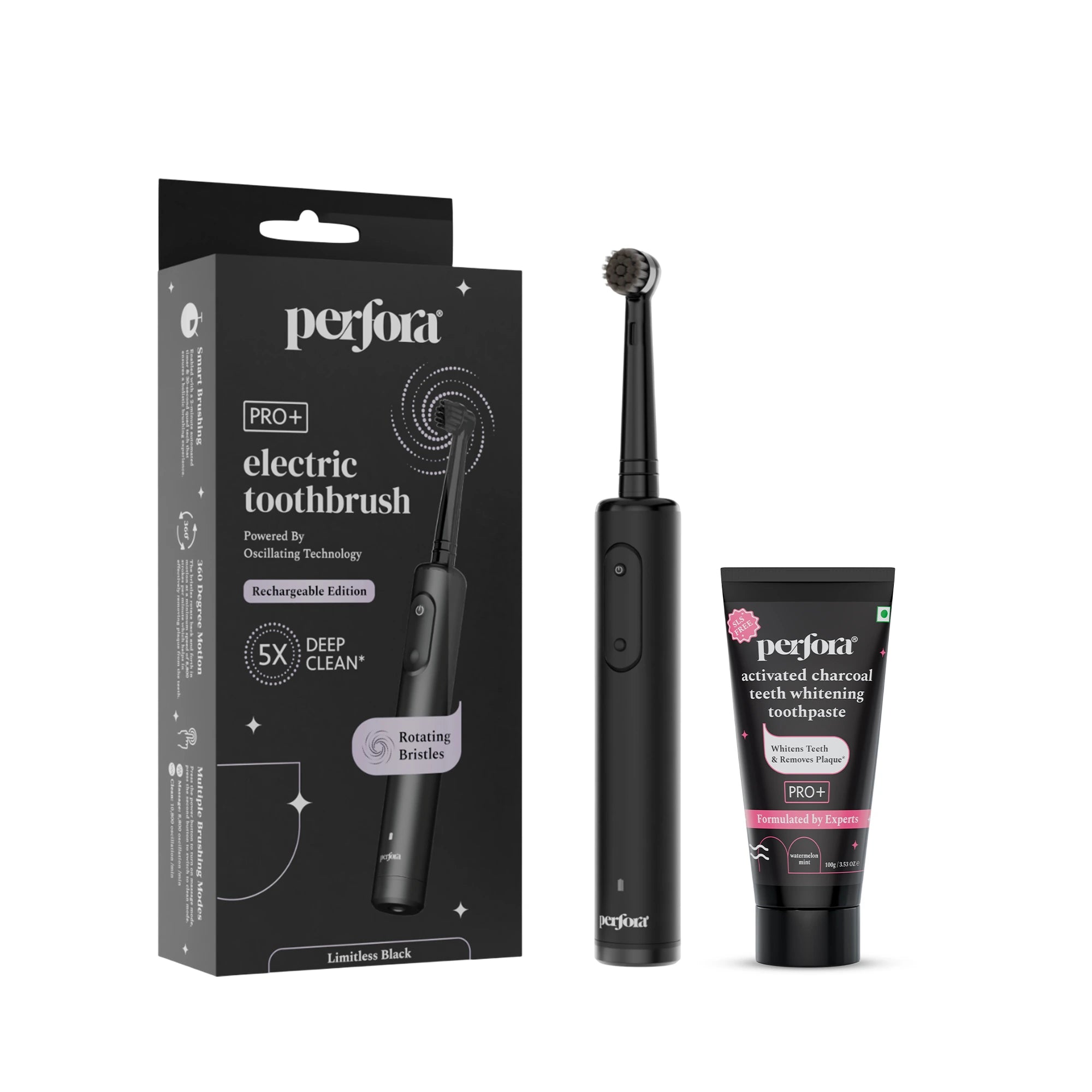 Oscillating Electric Toothbrush & Toothpaste