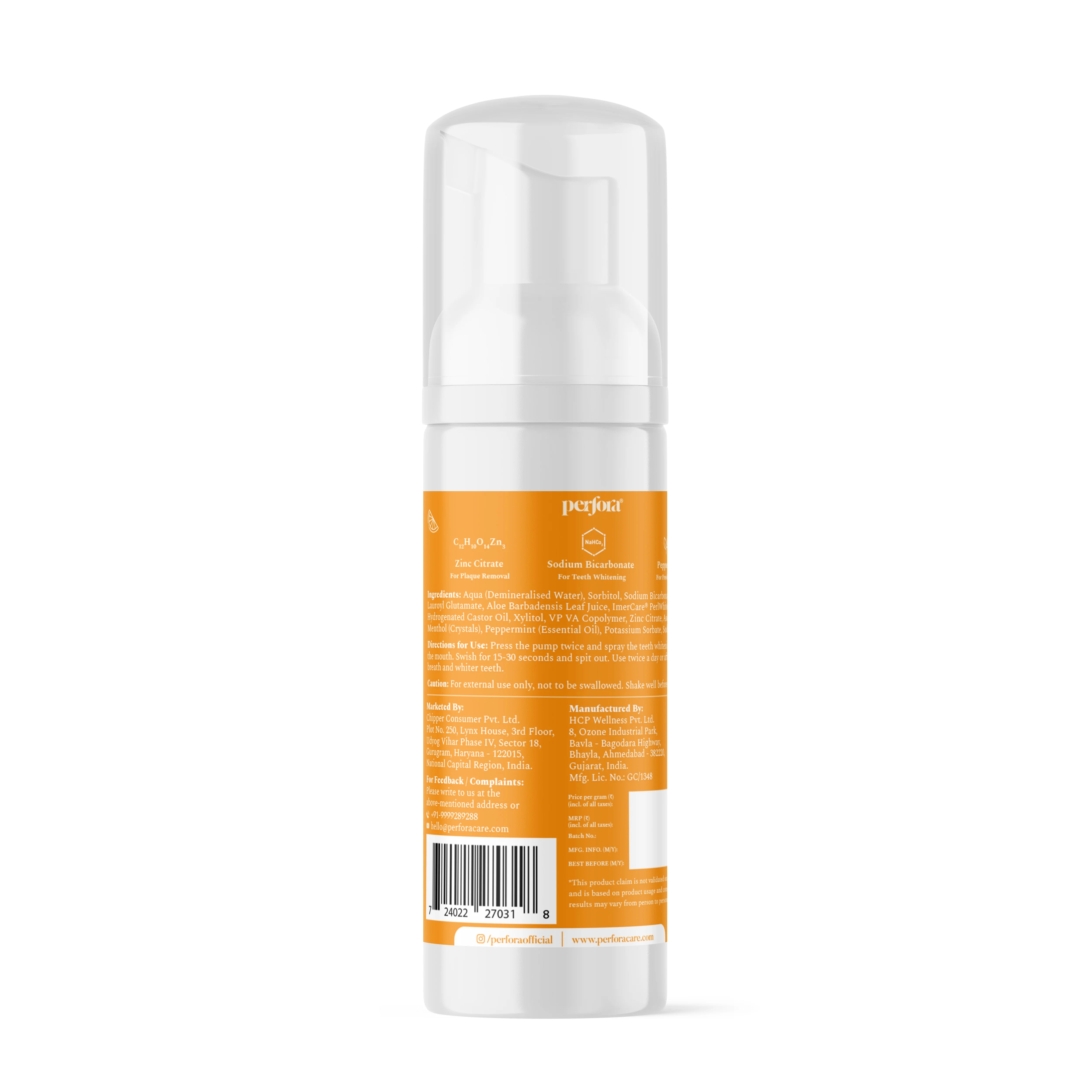 Teeth Whitening Foam