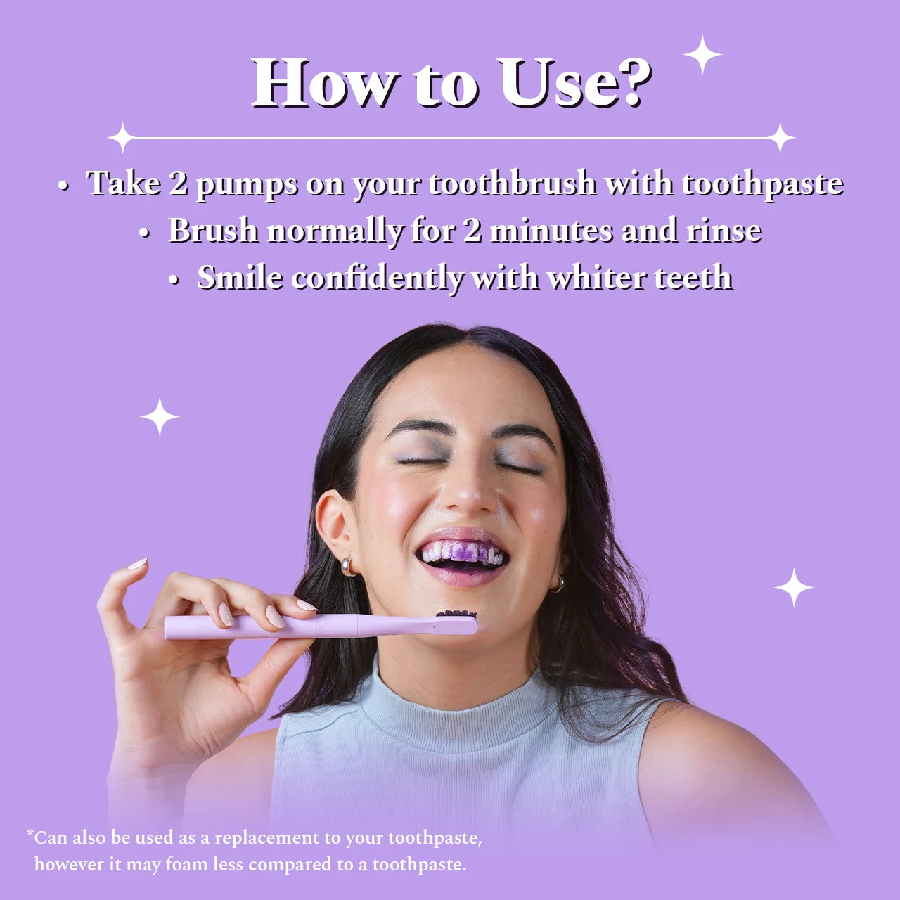Oscillating Electric Toothbrush & Purple Serum 30ml Combo