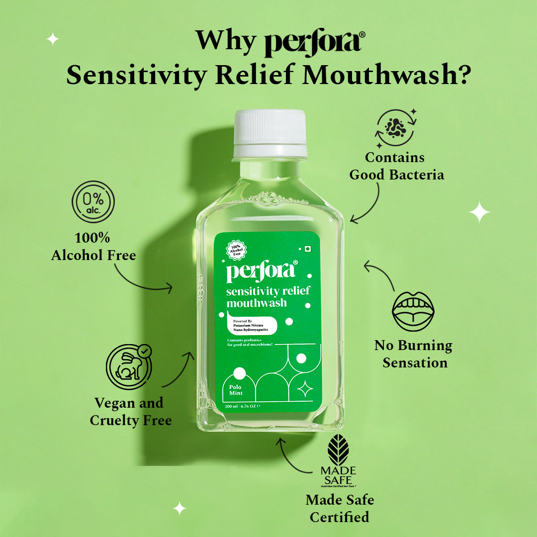 Mouthwash for Sensitive Teeth Relief