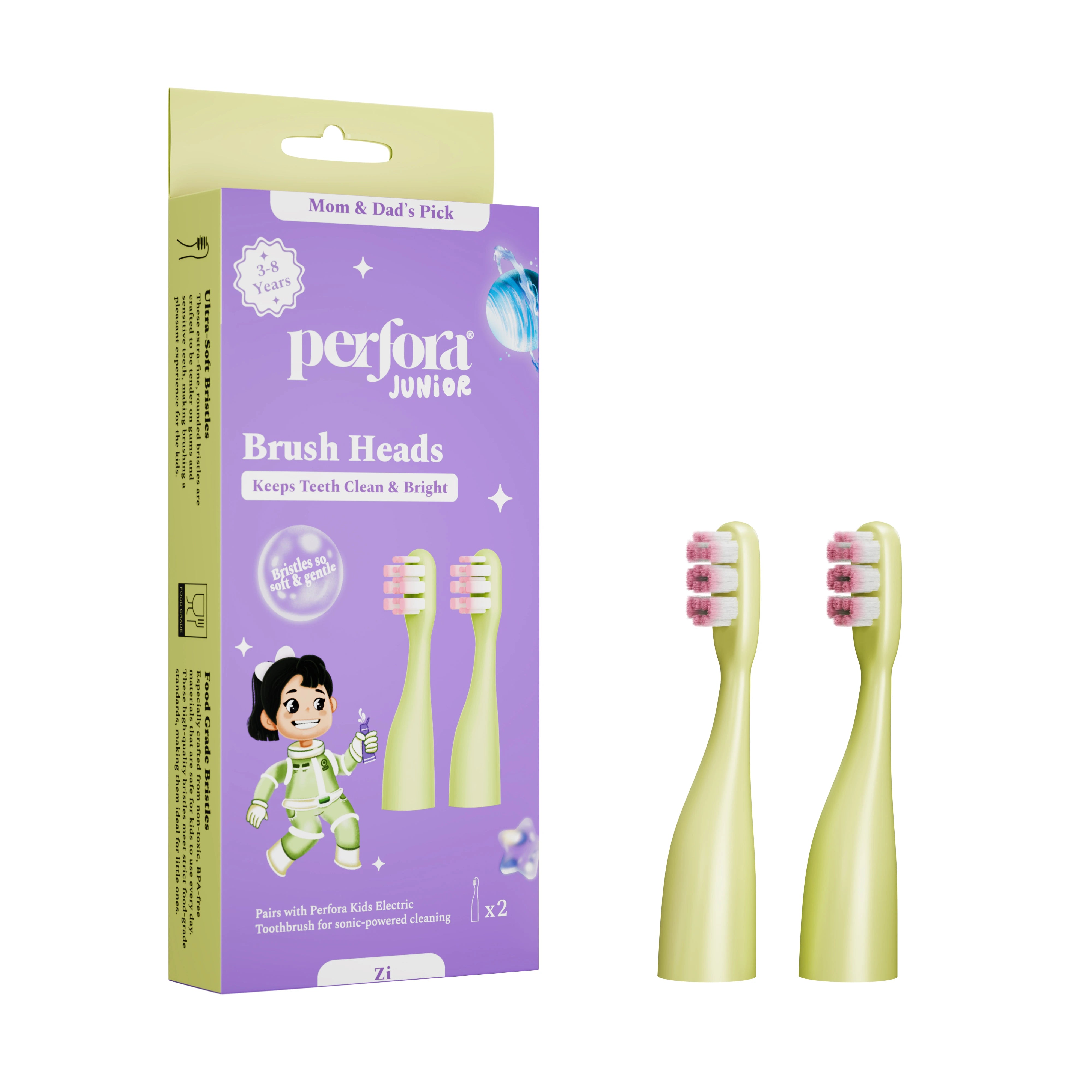 Zi Brush Heads - Kids Electric Toothbrush