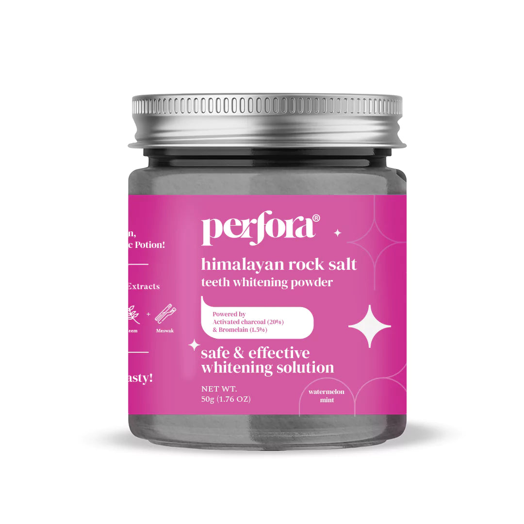 Himalayan Rock Salt Teeth Whitening Powder