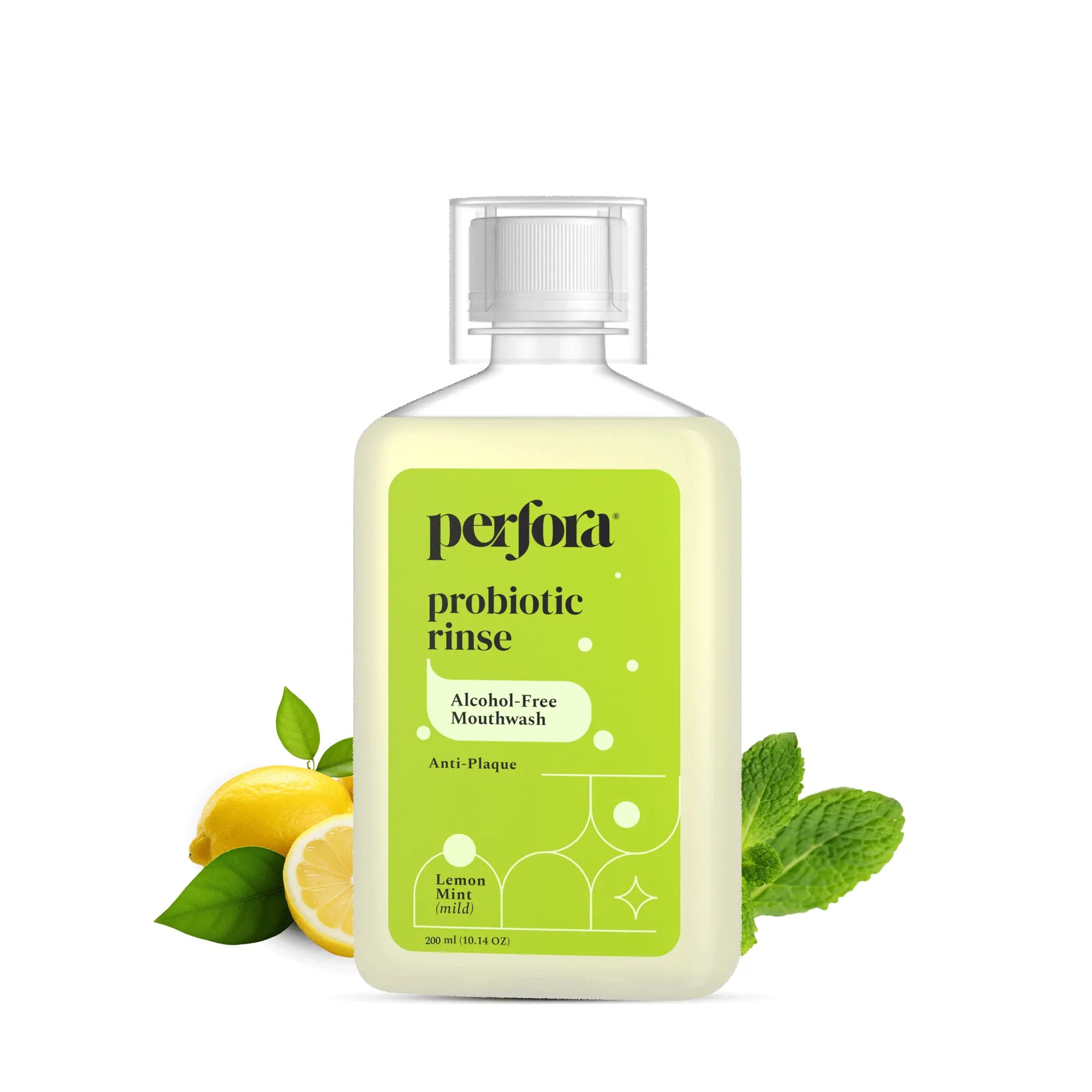 Lemon Mint Probiotic Rinse: Freshen Your Breath and Boost Oral