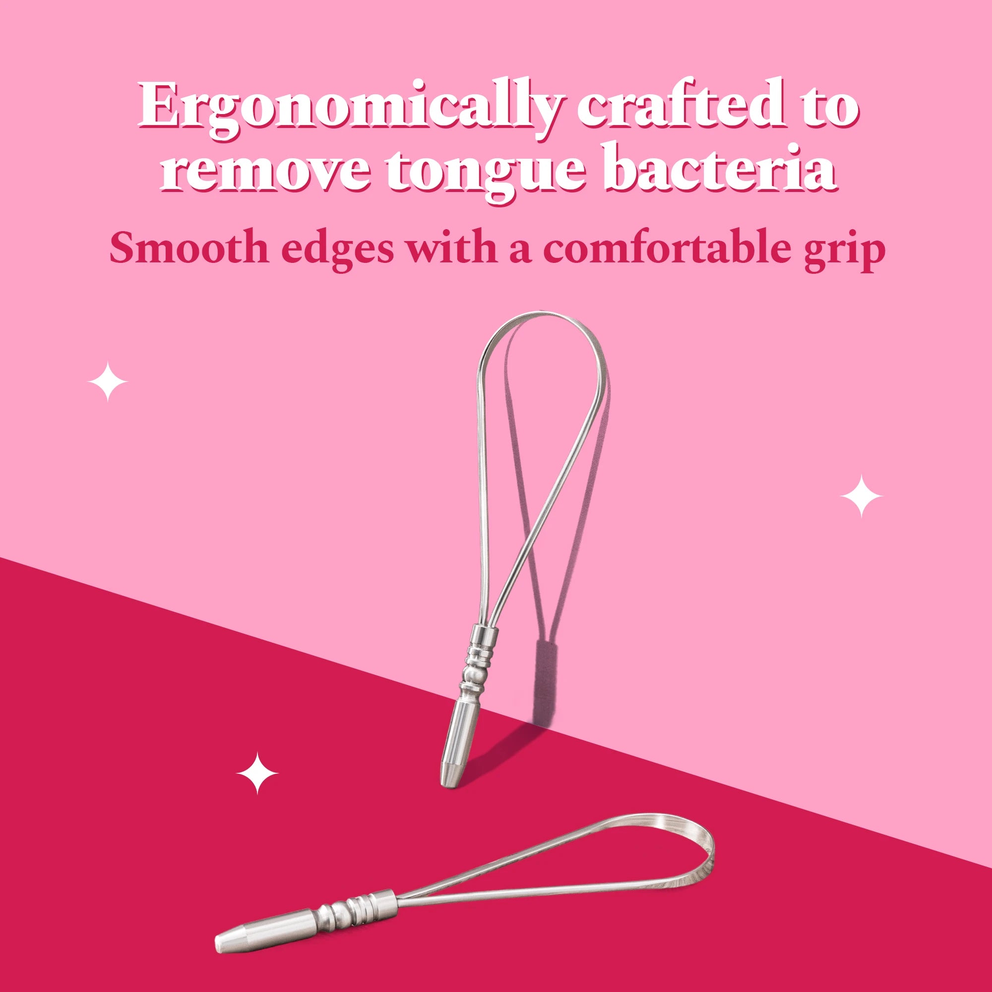 Stainless Steel Tongue Cleaner & Scraper