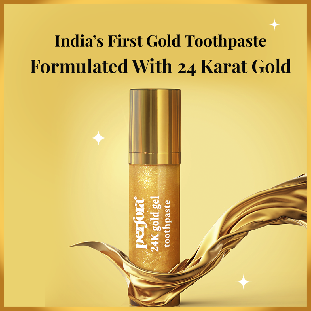 24K Gold Gel Toothpaste - Refreshing Mint