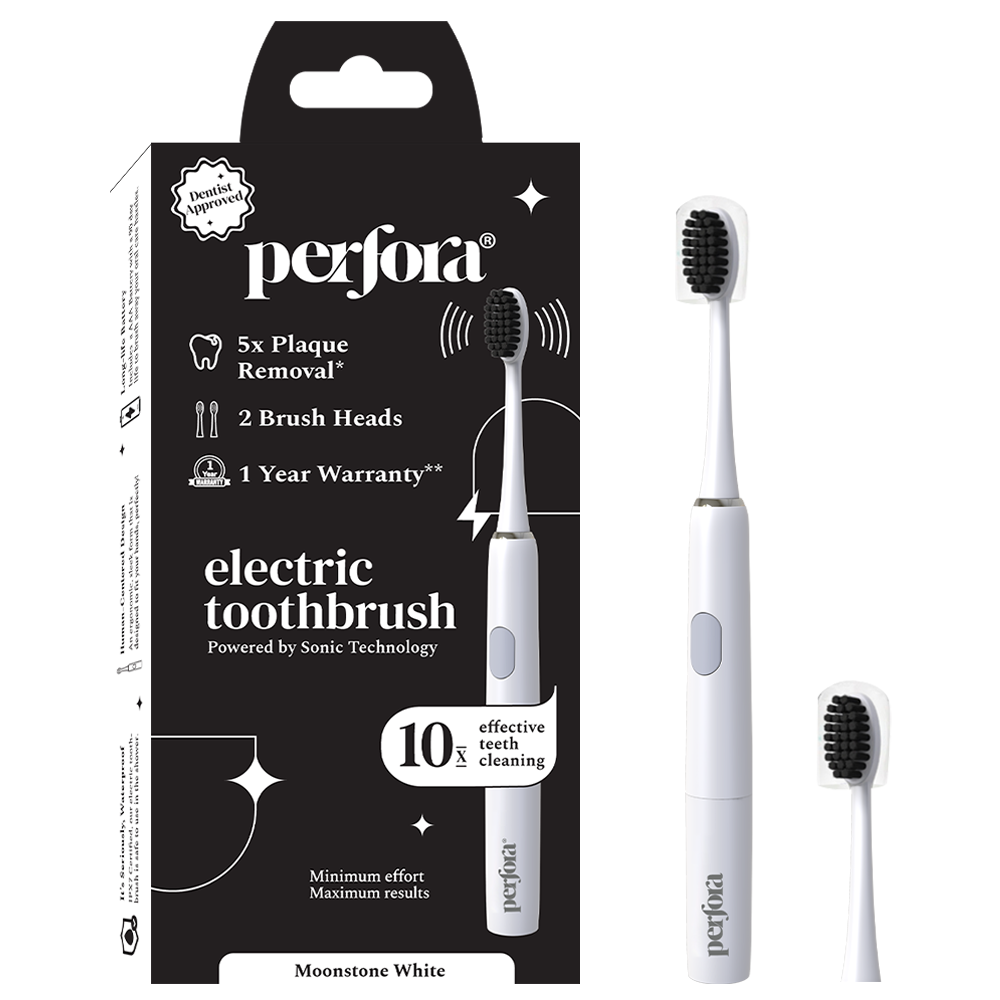 Electric Toothbrush - Model 002 - Moonstone White