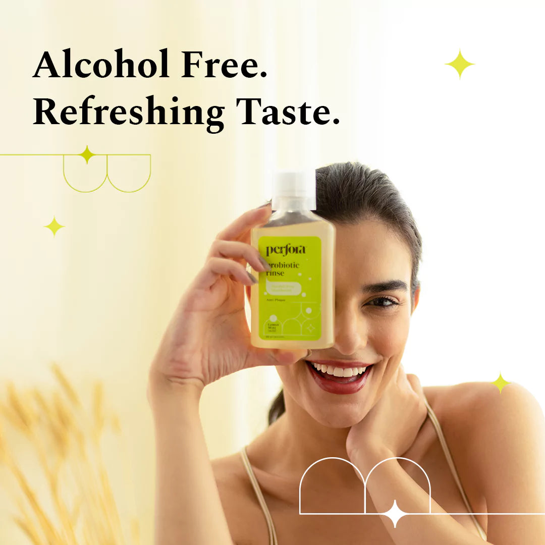 Anti Plaque Lemon Probiotic Mouthwash