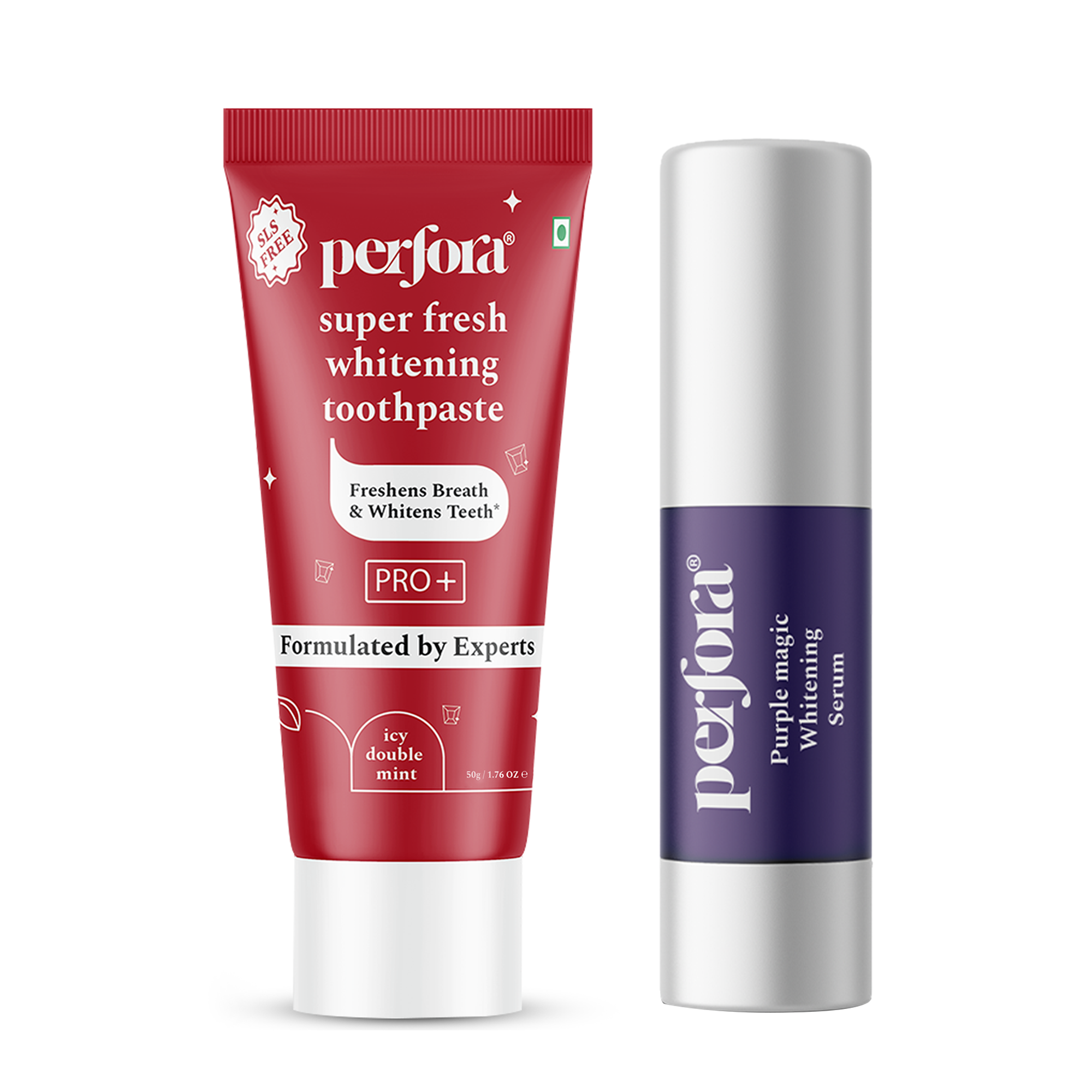 Teeth Whitening Combo - Toothpaste & Serum