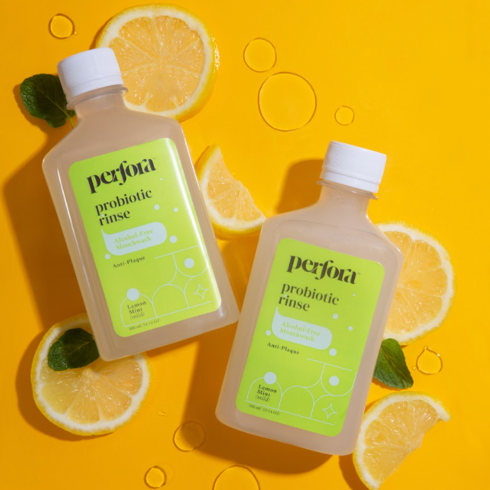 Lemon Mint Probiotic Anti-Plaque Mouthwash