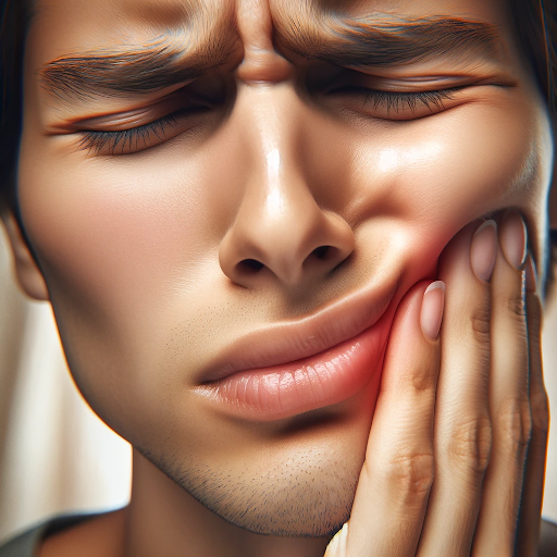 Image of person suffering from tooth sensitivity