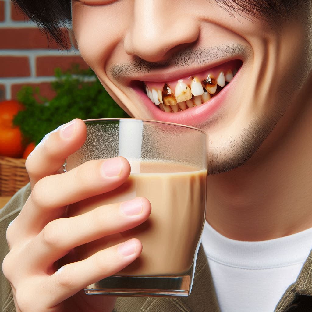 Does tea stain teeth and how to avoid it?