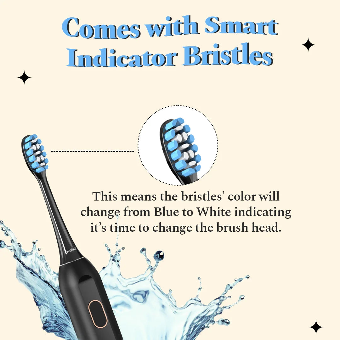 Brush Heads -  Smart Sonic Electric Toothbrush