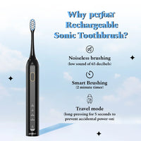 Smart Sonic Electric Toothbrush - Rechargeable