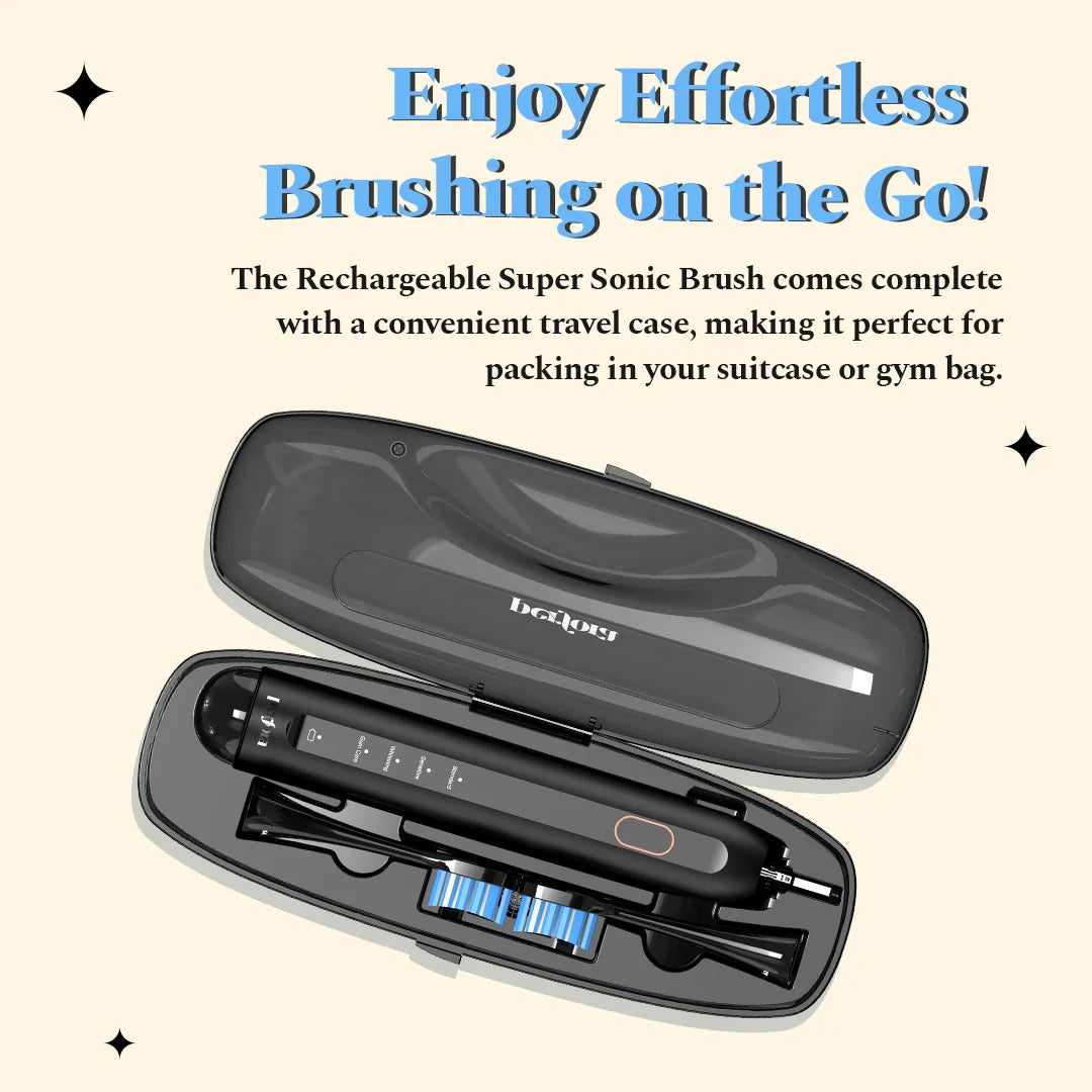 Smart Sonic Electric Toothbrush - Rechargeable