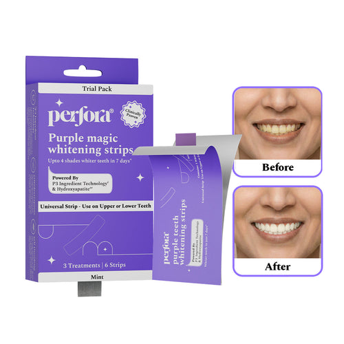Trial pack Purple Magic Teeth Whitening Strips