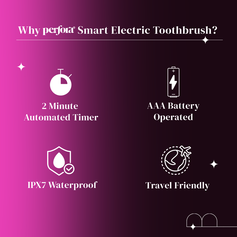 Secret Wildflower - Electric Toothbrush with Travel Case