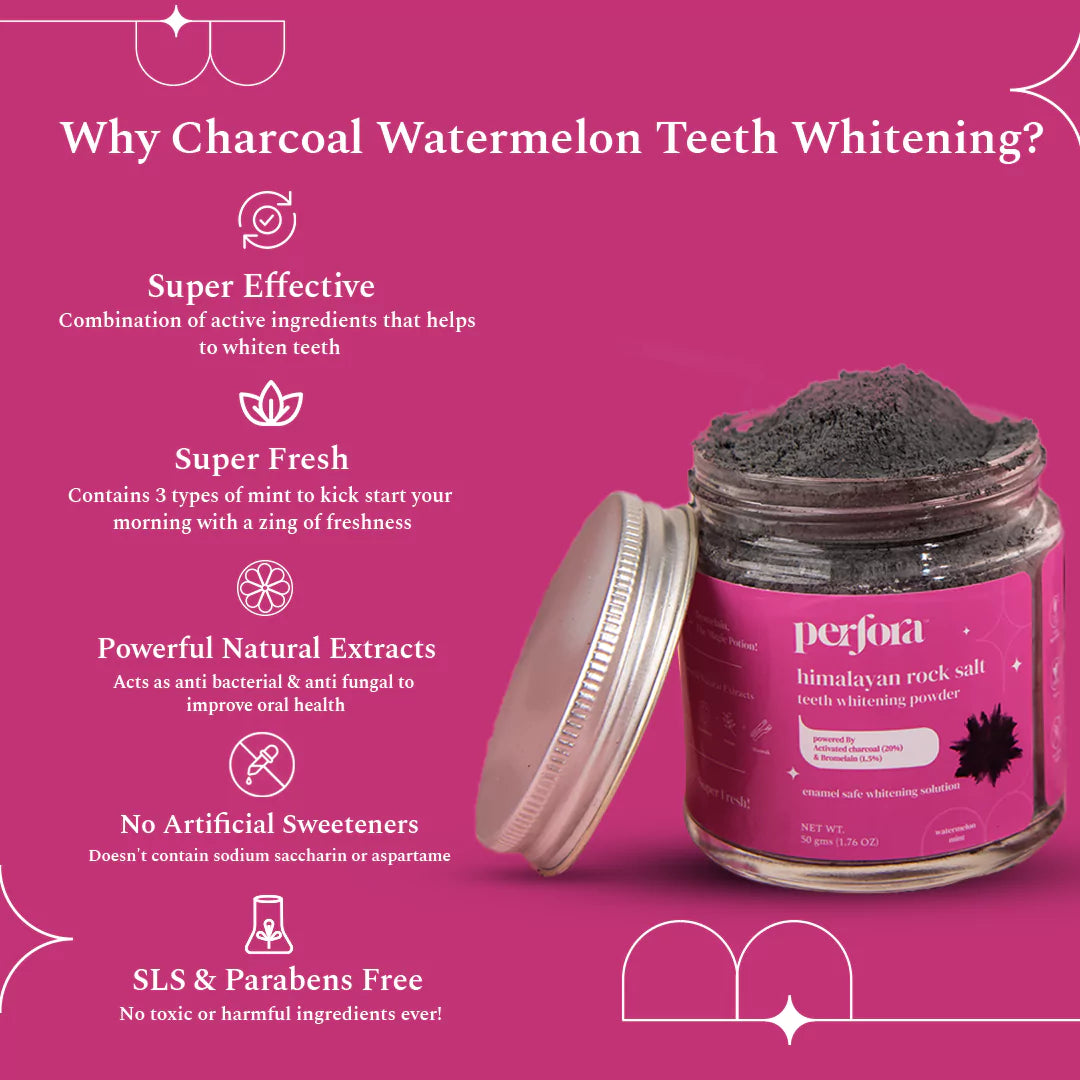 Charcoal Teeth Whitening Powder