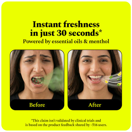 Lemon Mint Probiotic Anti-Plaque Mouthwash