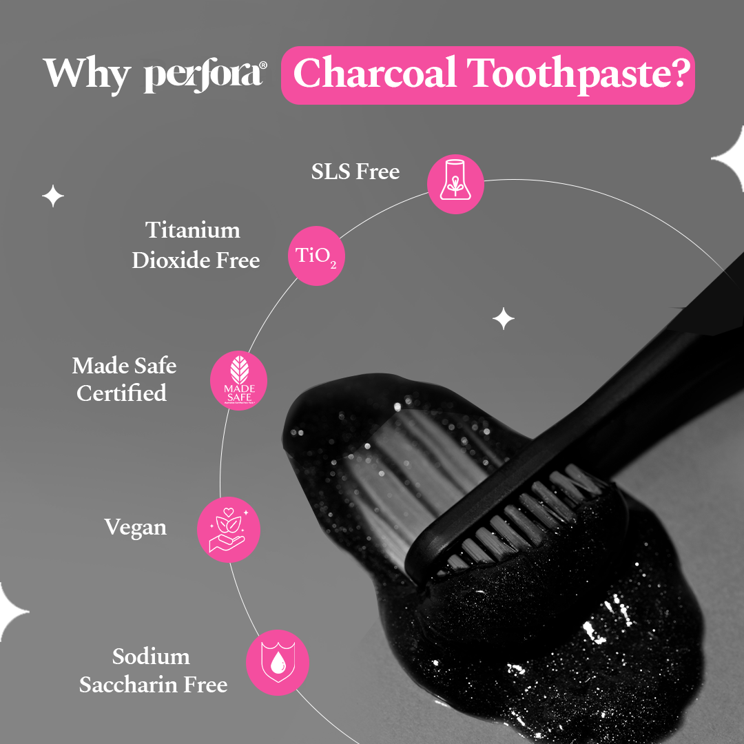 PRO+ Charcoal Toothpaste - For Teeth Whitening