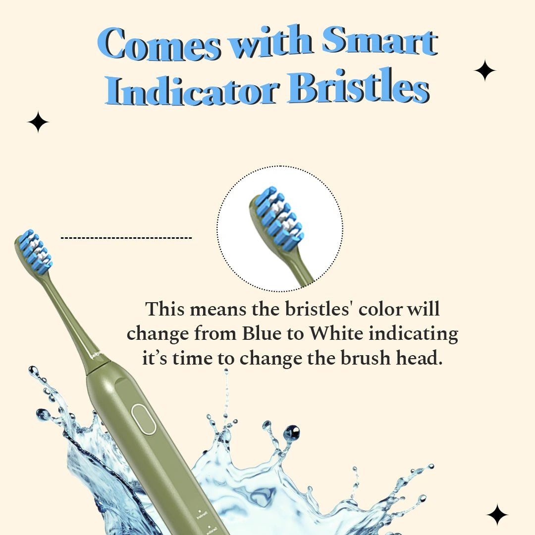 Smart Sonic Electric Toothbrush - Rechargeable