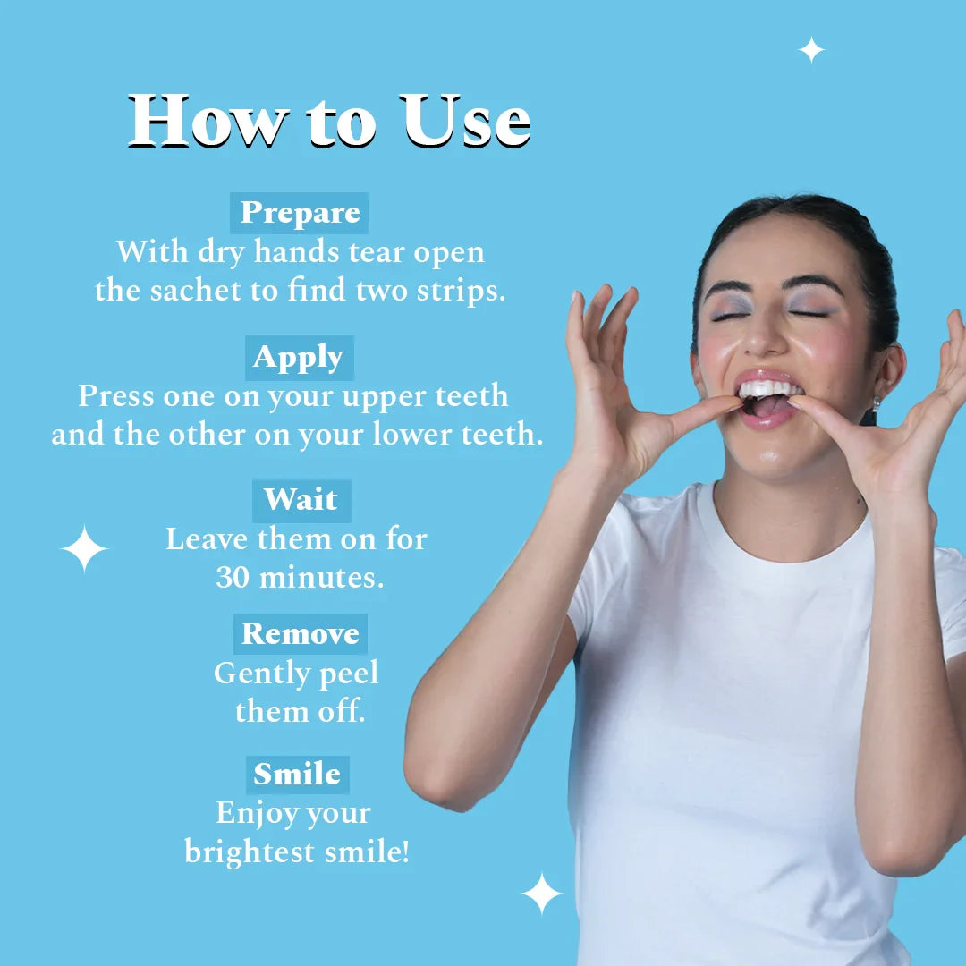 Teeth Whitening Strips - Pack of 14