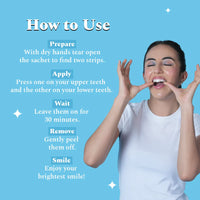 Teeth Whitening Strips - Pack of 14