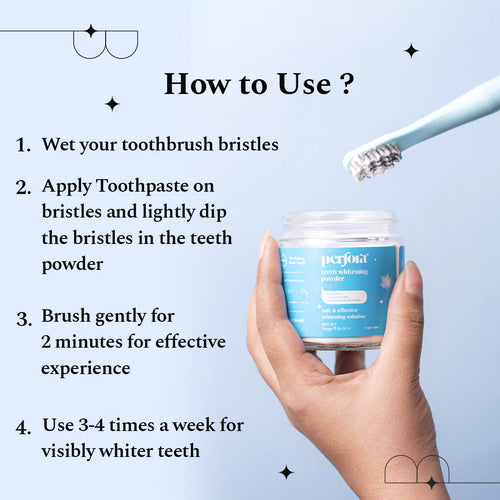 Peroxide Free Teeth Whitening Powder