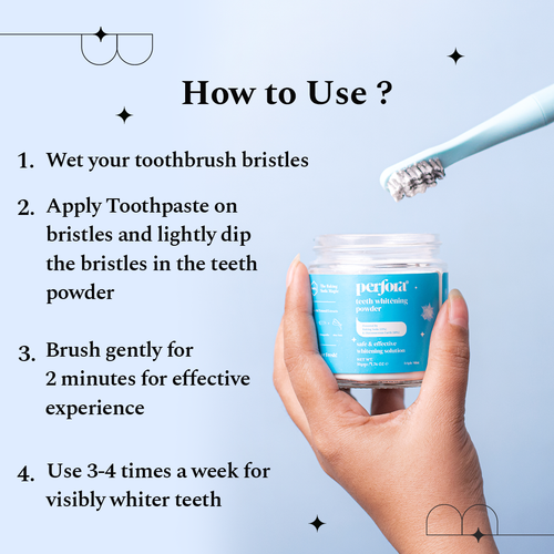 Triple Mint Teeth Whitening Powder