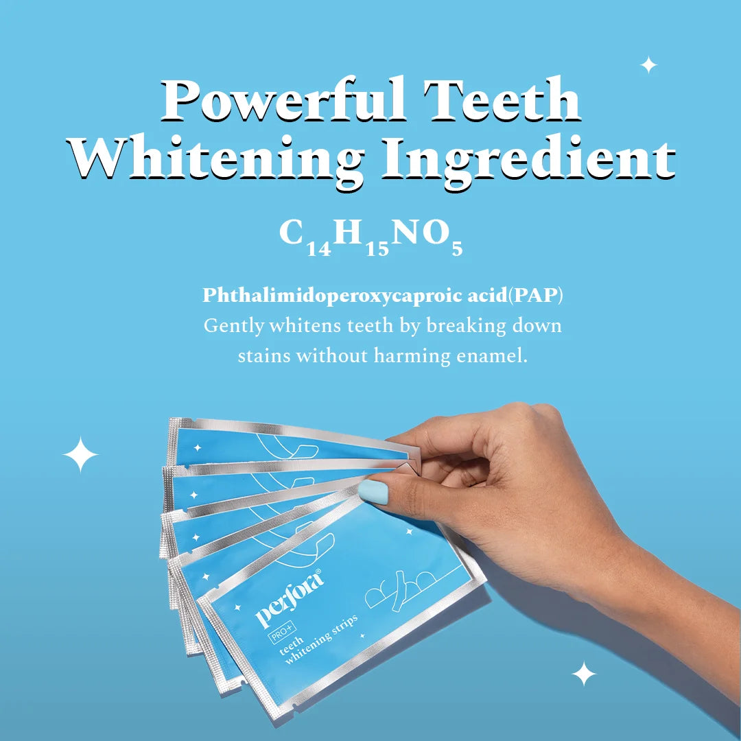 Teeth Whitening Strips + Free Sensitivity Toothpaste