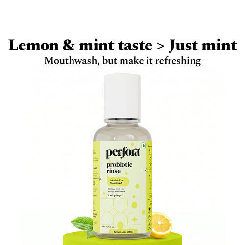 Lemon Mint Probiotic Anti-Plaque Mouthwash (500 ML)