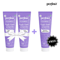 Purple Magic Whitening Toothpaste  (Pack of 3)