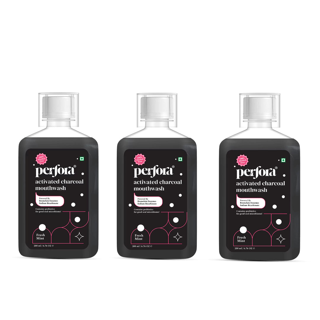 Activated Charcoal Mouthwash for Teeth Whitening