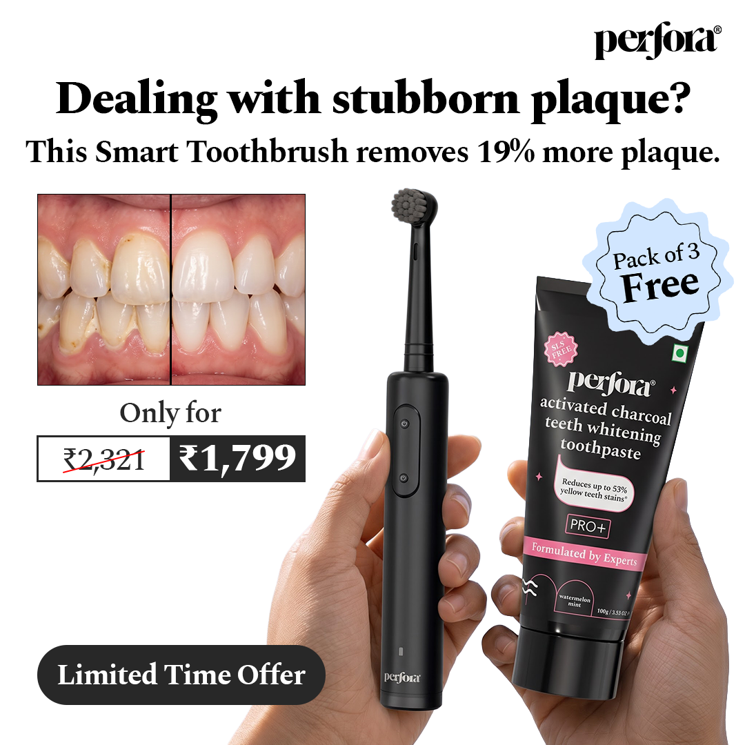 Oscillating Electric Toothbrush + 3 FREE Charcoal Toothpastes (100 g each)