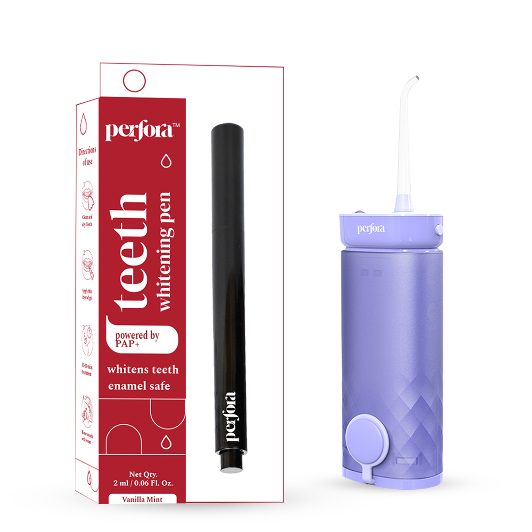 Mini Teeth Water Flosser & Whitening Pen