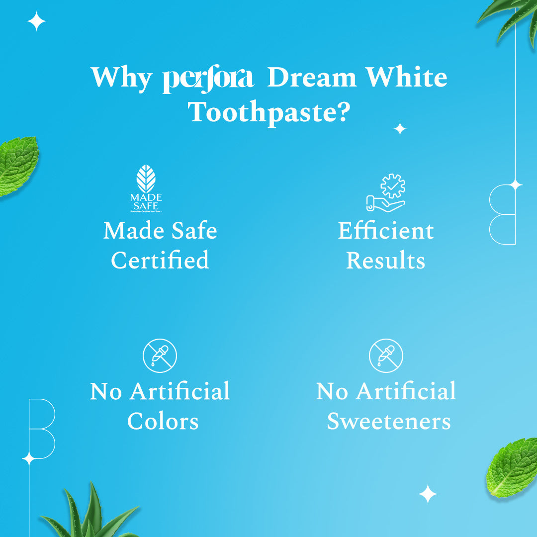 Dream White Toothpaste - Fresh Mint for Teeth Whitening
