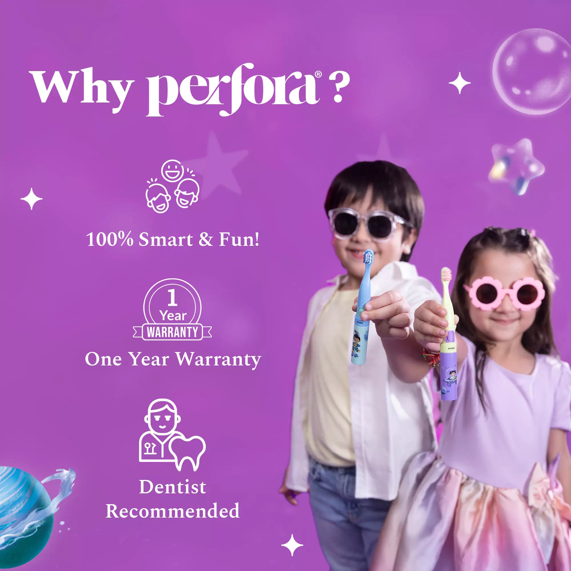 Perfora Kids Electric Toothbrush - Zi