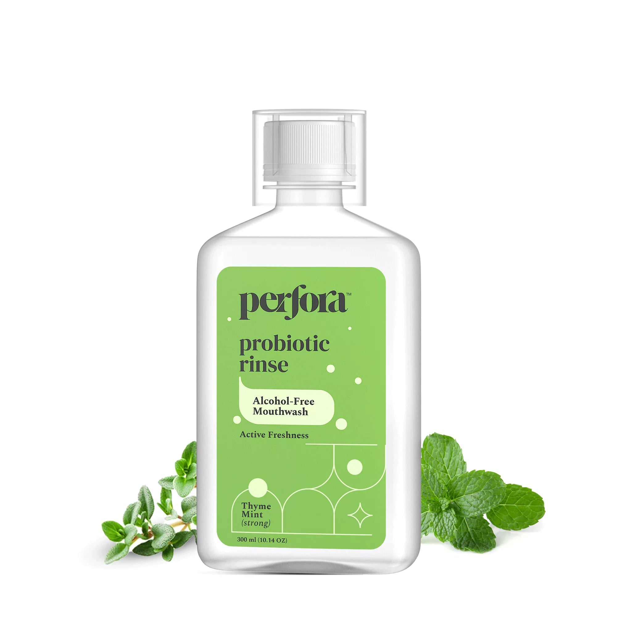 Thyme Mint Probiotic Rinse - Refreshing Mouthwash for Optimal Oral Care ...