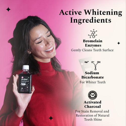 Activated Charcoal Mouthwash for Teeth Whitening