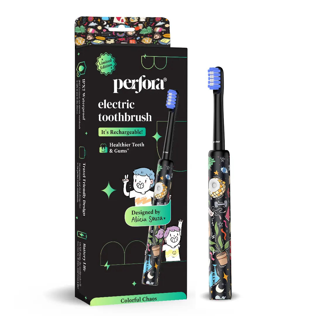 Electric Toothbrush Model 005 - Alicia's Limited Edition - Colorful Chaos