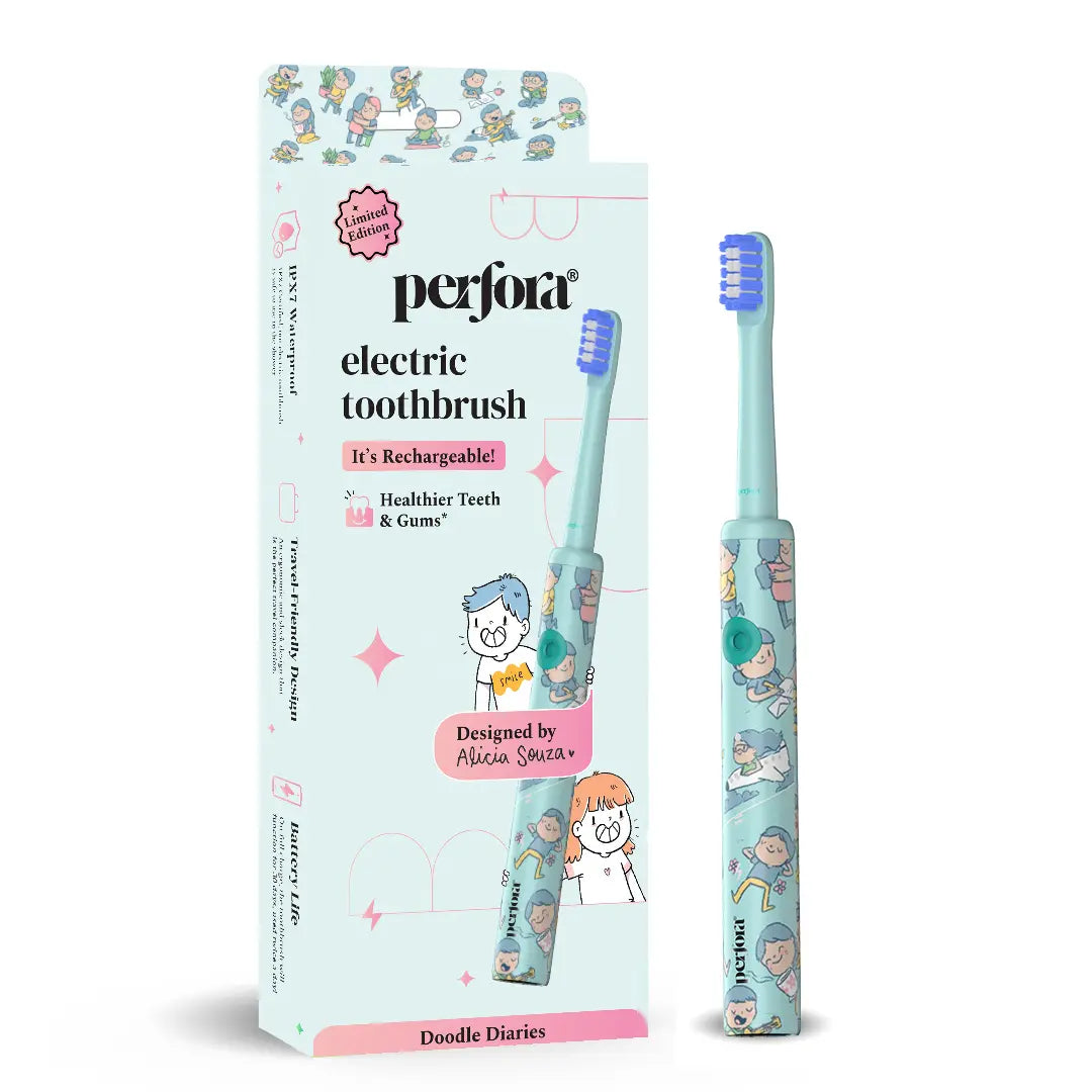 Alicia's Limited Edition Model 005 Electric Toothbrush - Doodle Diaries